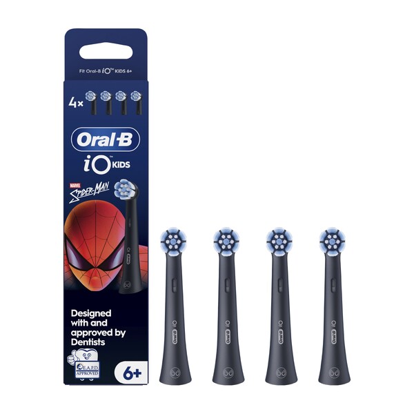 Levně Oral-B iO Kids Spider-Man náhradní hlavice 4 ks