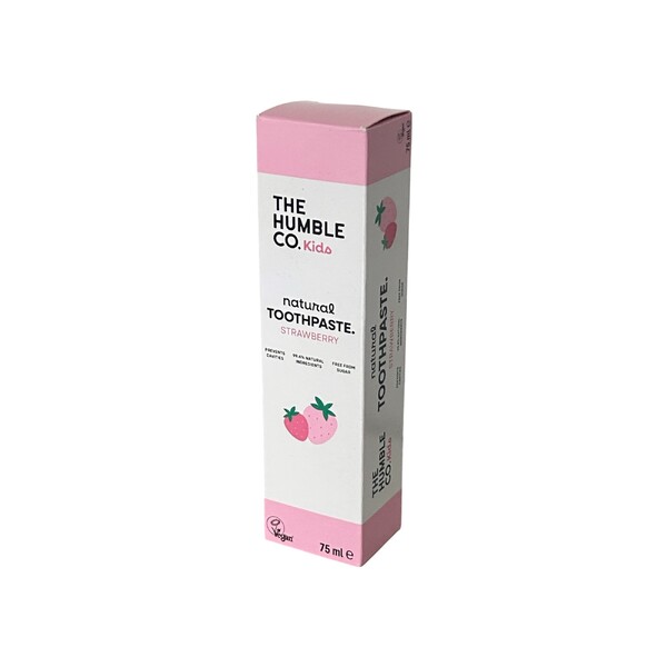 Levně The Humble for Kids Strawberry dětská zubní pasta 75 ml