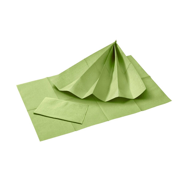 Levně Akzenta Prime One 3-Ply Fresh Green jednorázový bryndák 50 ks