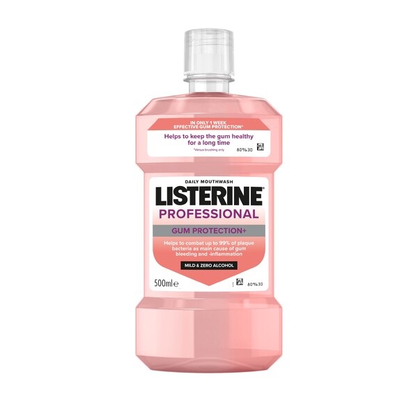 Levně Listerine Professional Gum Protection+ ústní voda 500 ml