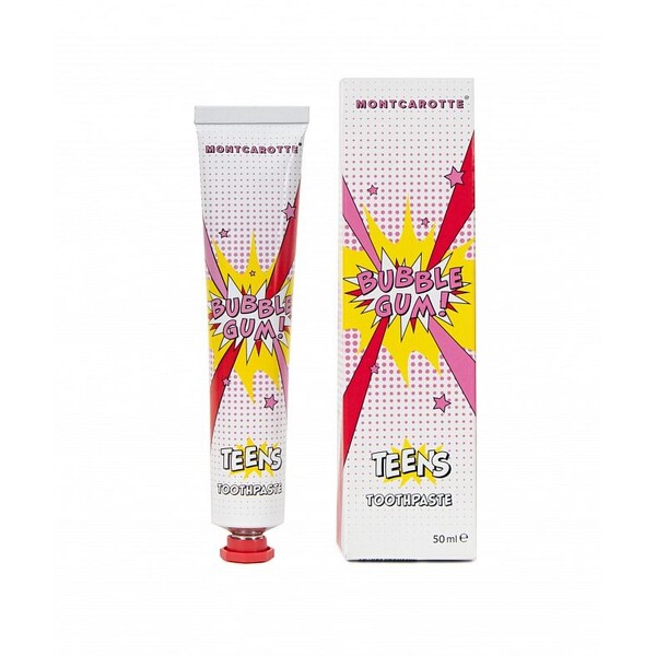Levně Montcarotte Teens Bubble Gum zubní pasta 50 ml