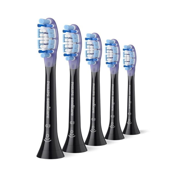 Levně Philips Sonicare G3 Premium Gum Care Black HX9055/88 náhradní hlavice 5 ks