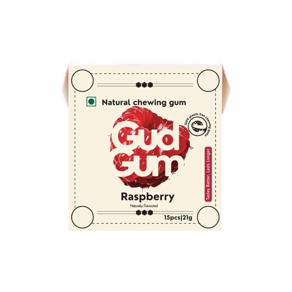 Levně Gud Gum žvýkačky 15 ks - malinové