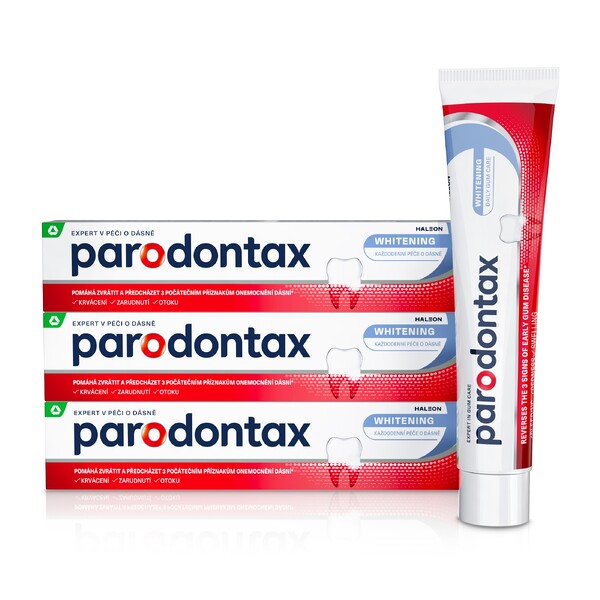 Levně Parodontax Whitening zubní pasta 3×75 ml