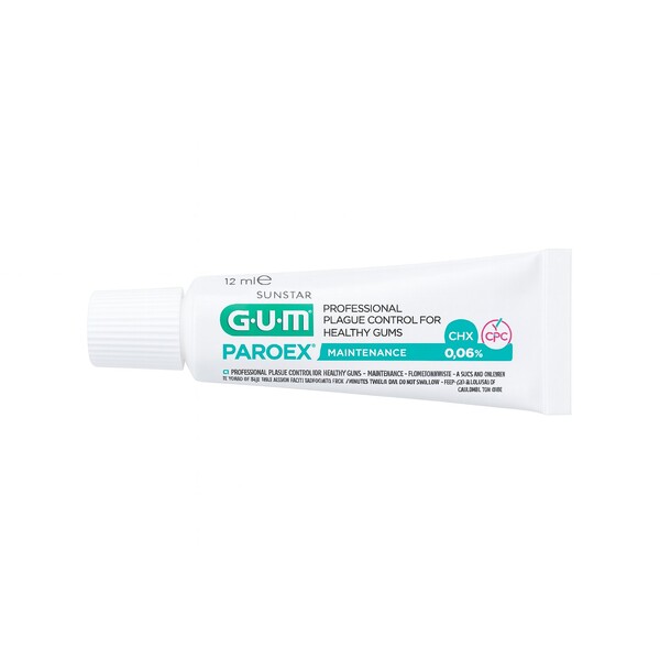 Levně GUM Paroex 0,06% CHX zubní pasta 12 ml