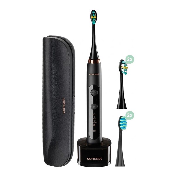 Levně Concept Perfect Smile ZK7011 Black sonický zubní kartáček