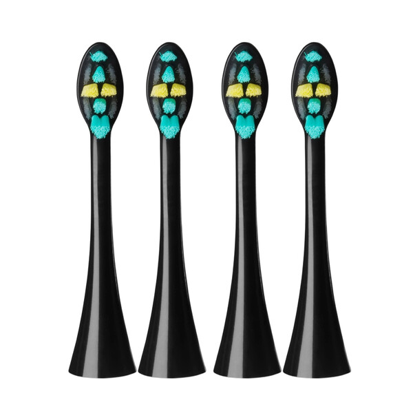 Levně Concept Perfect Smile ZK0071 Daily Clean Black náhradní hlavice 4 ks