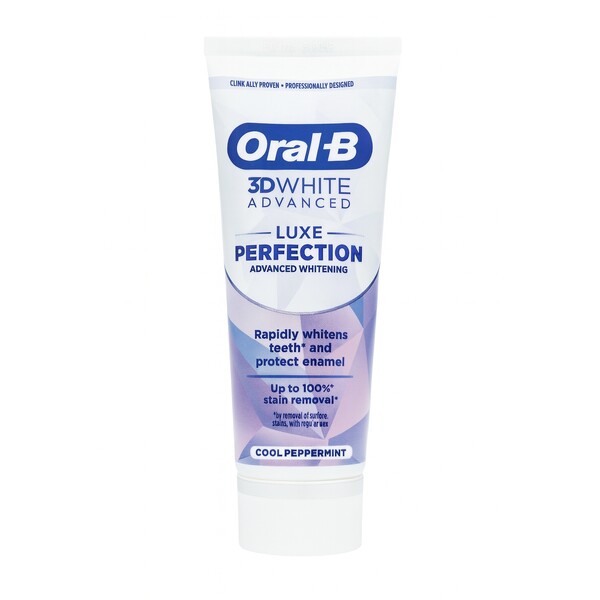 Levně Oral-B 3Dwhite Advanced Luxe Perfection Whitening zubní pasta 75 ml
