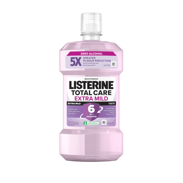 Listerine Total Care Extra Mild ústní voda 500 ml