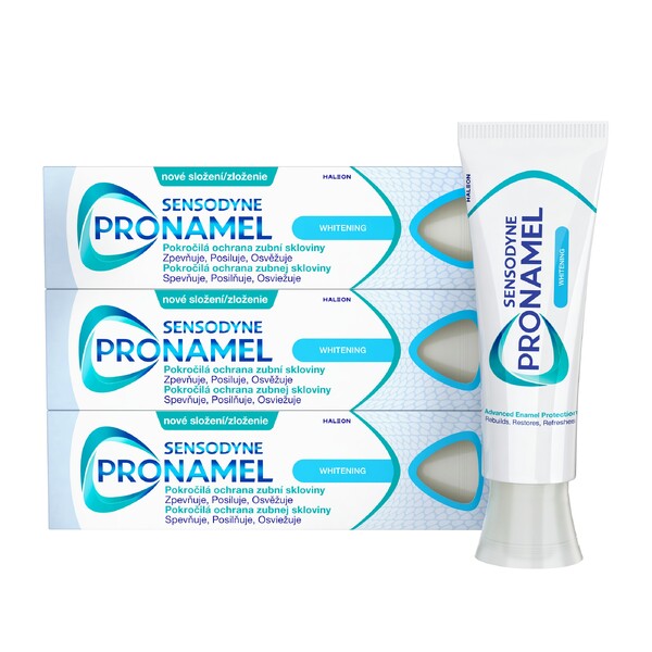 Levně Sensodyne Pronamel Whitening zubní pasta 3×75 ml