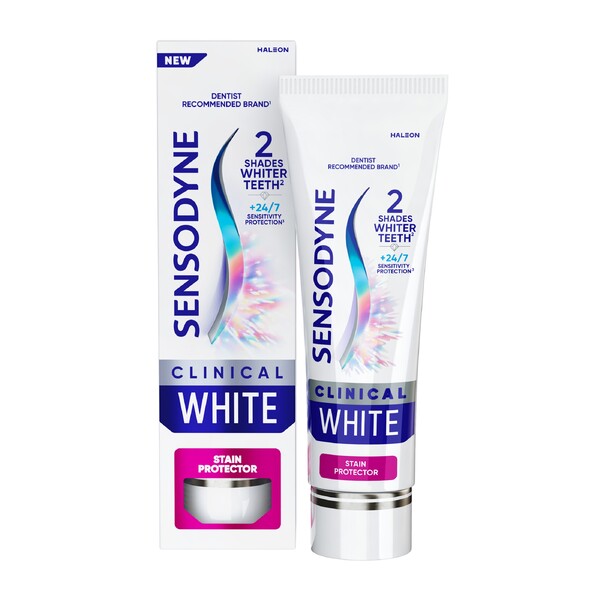 Levně Sensodyne Clinical White Stain Protector zubní pasta 75 ml