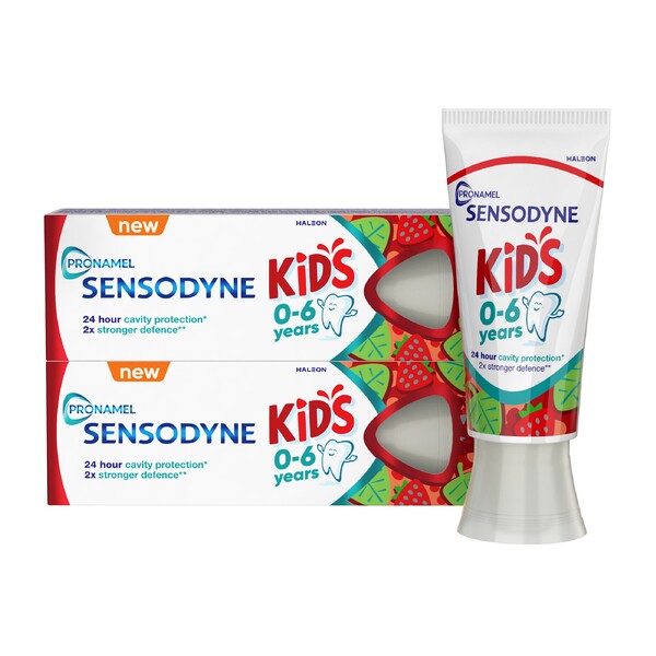 Levně Sensodyne Pronamel Kids dětská zubní pasta 0-6 let 2×50 ml