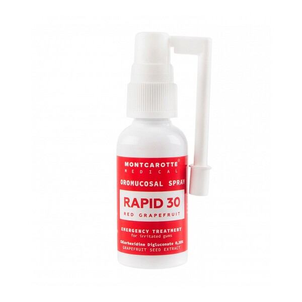 Levně Montcarotte Rapid 30 Red Grapefruit sprej na ústní dutinu 30 ml