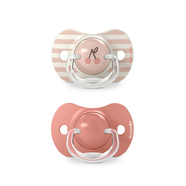 Suavinex SX PRO 18 m+ Birdies dudlík 2 ks - růžový