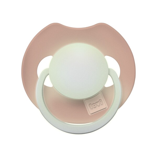 Levně Lovi Prime 0-6 svíticí dudlík - Blush