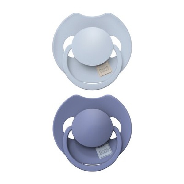 Levně Lovi Prime 18m+ Baby Blue/Blue dudlík 2 ks