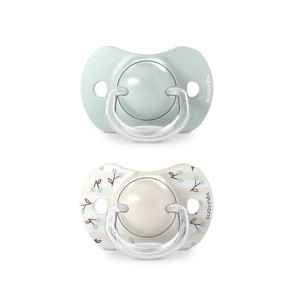 Suavinex SX PRO 0-6 m Birdies dudlík 2 ks - zelený