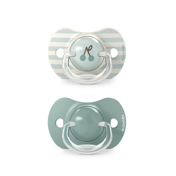 Suavinex SX PRO 18 m+ Birdies dudlík 2 ks - zelený