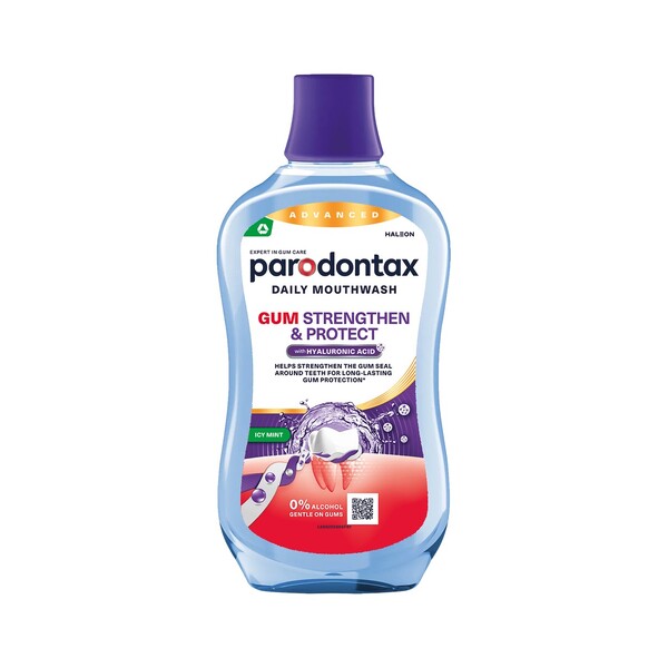 Levně Parodontax Posílení a ochrana dásní Icy Mint ústní voda 500 ml