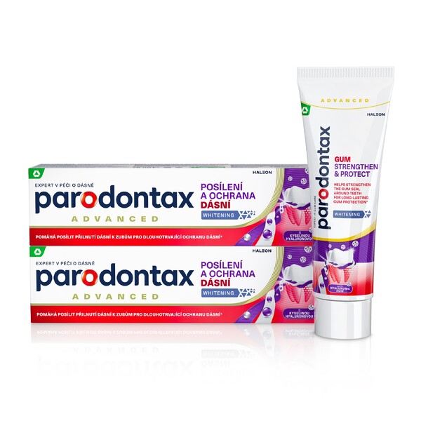 Levně Parodontax posílení a ochrana dásní Whitening zubní pasta 2x75 ml