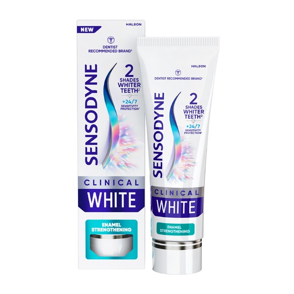 Levně Sensodyne Clinical White Enamel Strengthening zubní pasta 75 ml