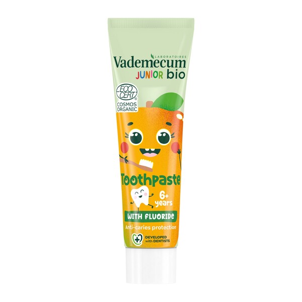 Levně Vademecum Bio Junior 6+ Minty Mango dětská zubní pasta 50 ml