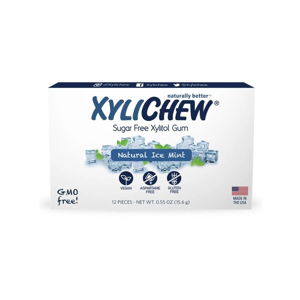Levně Xylichew žvýkačky ice mint 12 ks