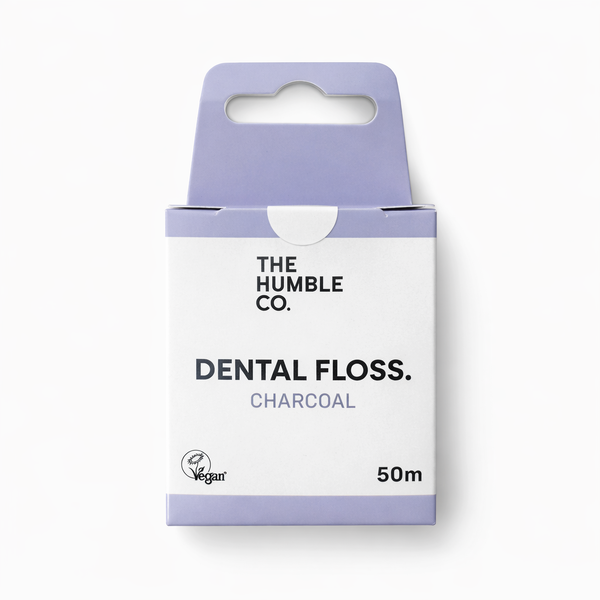 Levně The Humble Floss Charcoal zubní nit 50 m