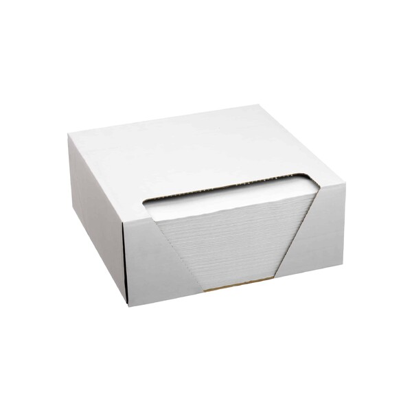 Levně Akzenta Crepe Napkins 36×36 cm White krepové ubrousky 500 ks