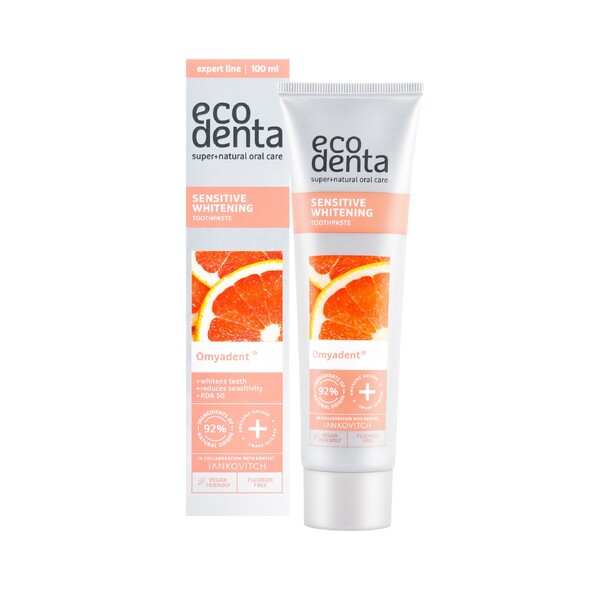 Levně Ecodenta Sensitive Whitening zubní pasta 100 ml
