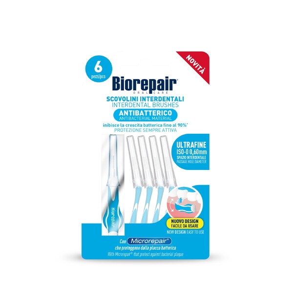 Levně BioRepair Ultra Fine 0,60 mm mezizubní kartáčky 6 ks