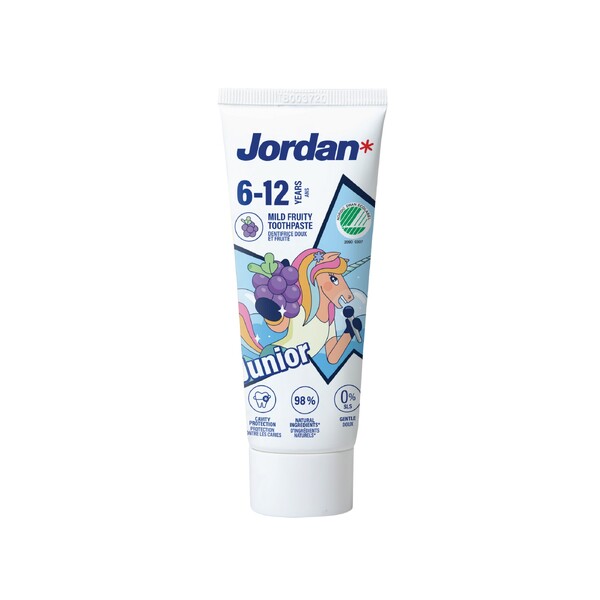 Levně Jordan Junior 6-12 dětská zubní pasta 50 ml