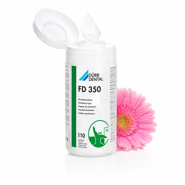 Levně Dürr FD 350 Flower dezinfekční ubrousky v boxu 110 ks
