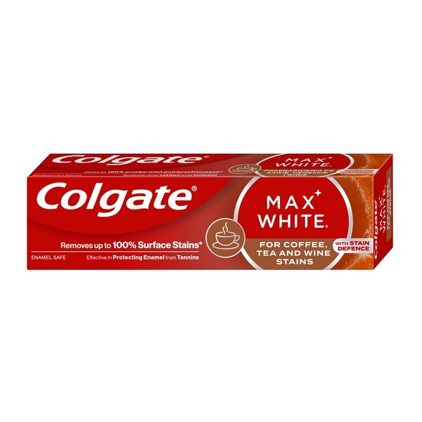 Levně Colgate Max White Coffee, Tea & Wine zubní pasta 75 ml