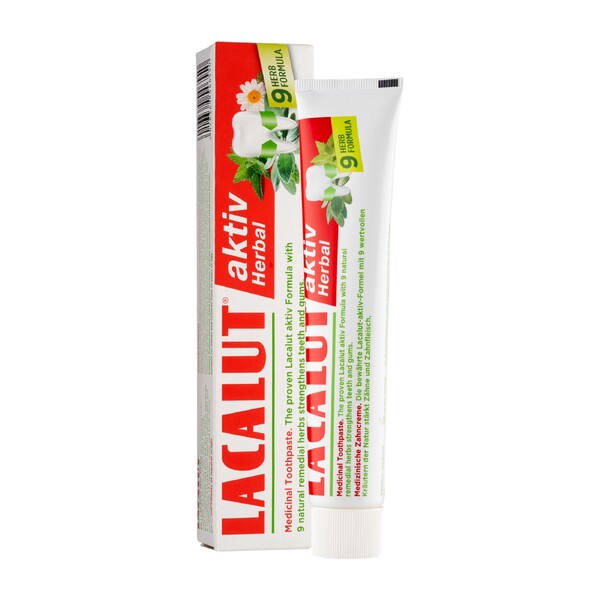 Levně Lacalut Aktiv Herbal zubní pasta 75 ml