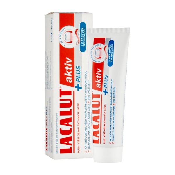 Levně Lacalut Aktiv Plus zubní pasta 75 ml