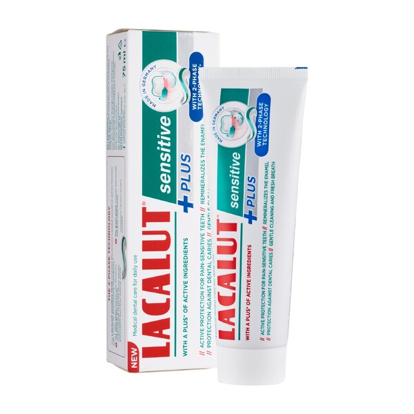 Levně Lacalut Sensitive Plus zubní pasta 75 ml