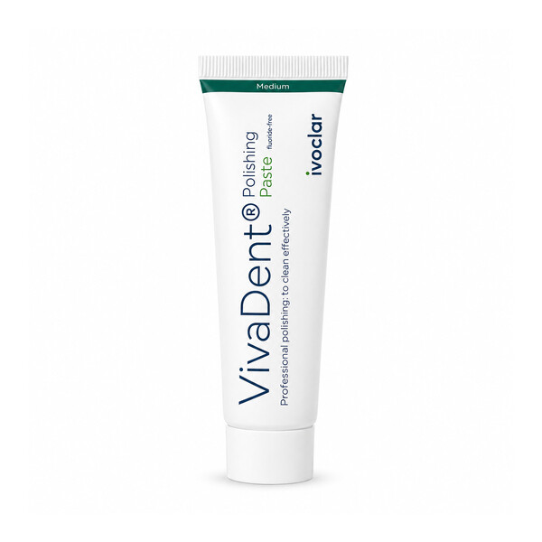 Levně VivaDent Medium Fluoride-Free lešticí pasta 80 g