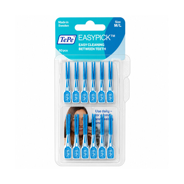 Levně TePe EasyPick M/L mezizubní kartáčky 60 ks