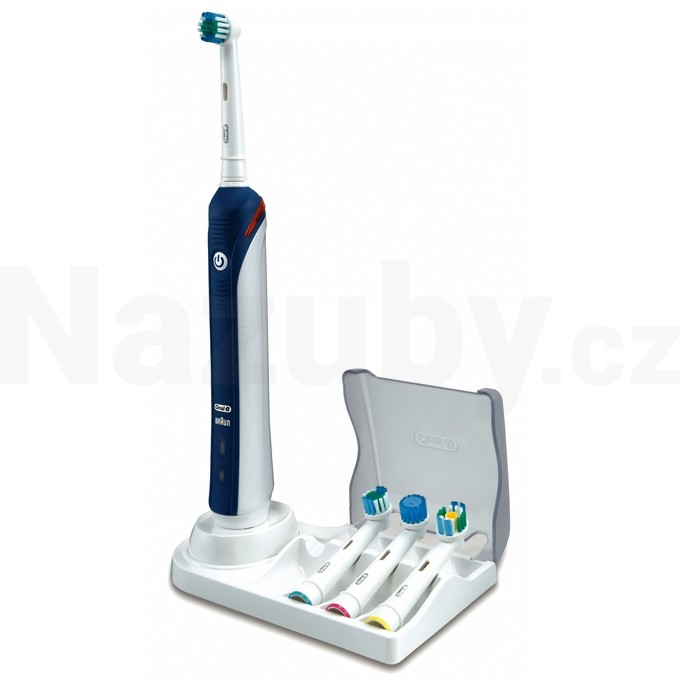 Braun Oral B Professional Care 3000 D20 PINK/BLUE zubní kartáček 1+1 tělo