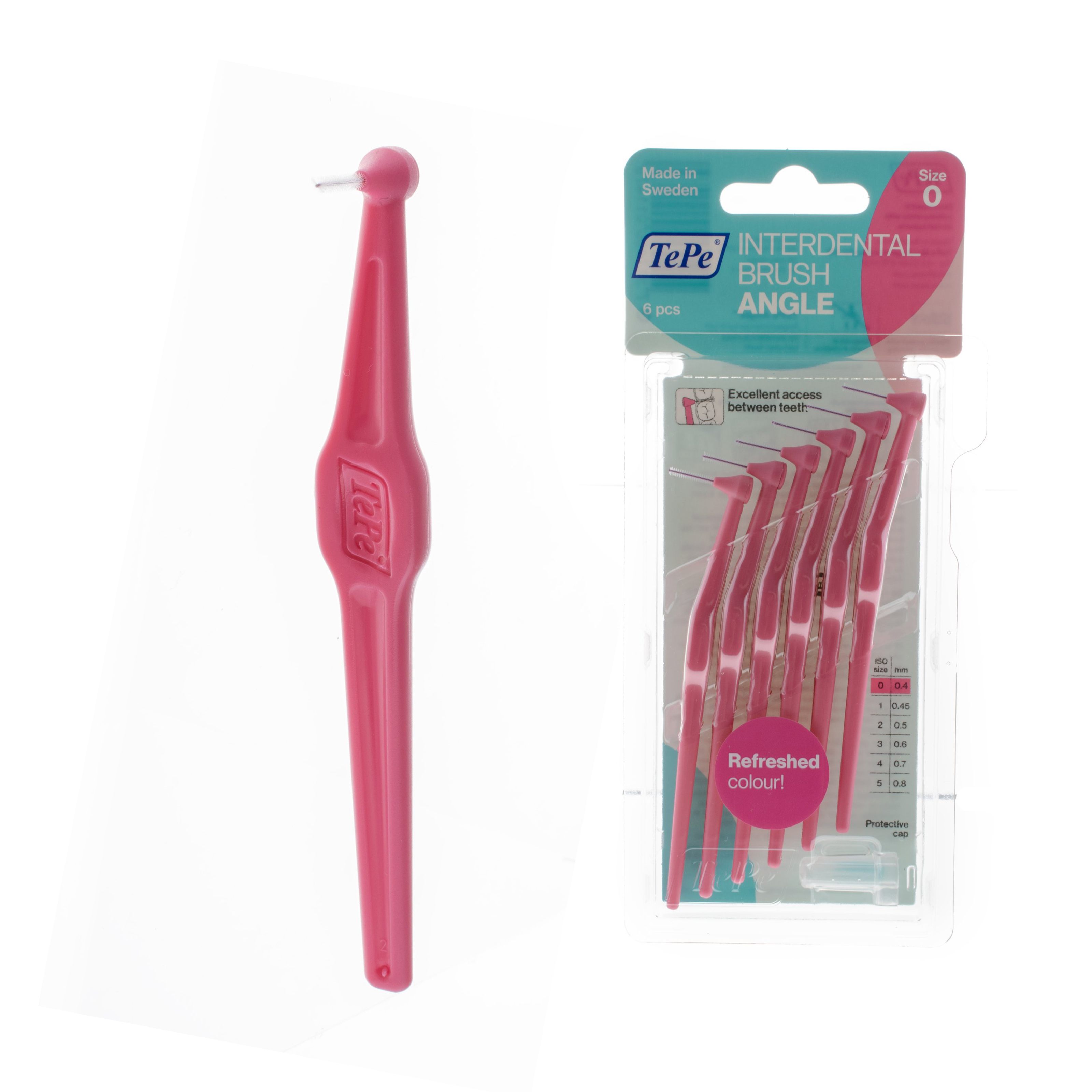 Nordics Curve Ultra Soft Pink/Dark Blue zubní kartáček 12 ks