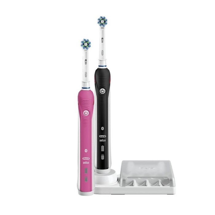 Oral-B iO Series 3 Duo Black+Blue magnetický kartáček 2 ks - POŠKOZENÝ OBAL