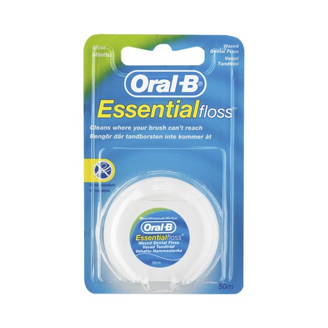 Oral-B EssentialFloss zubní nit 50 m - voskovaná