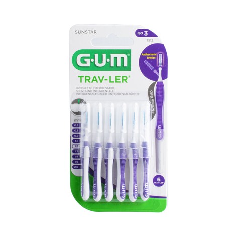 GUM Trav-Ler mezizubní kartáčky 1,2 mm 6 ks