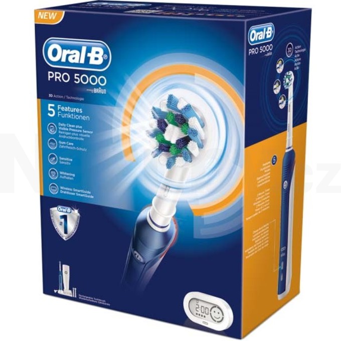 Braun Oral-B PRO 5000 CrossAction zubní kartáček