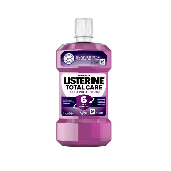 Listerine Total Care Teeth Protection ústní voda 250 ml