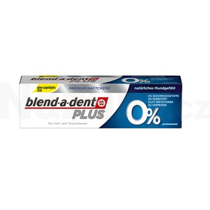 Blend-a-dent Plus 0% fixační krém bez příchutě