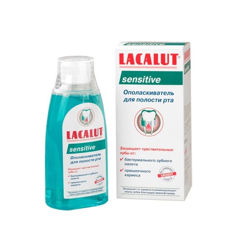 Lacalut Sensitive ústní voda 300 ml