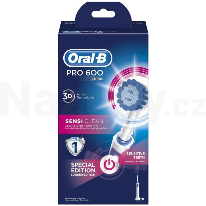 Oral-B PRO 600 Sensi-clean zubní kartáček