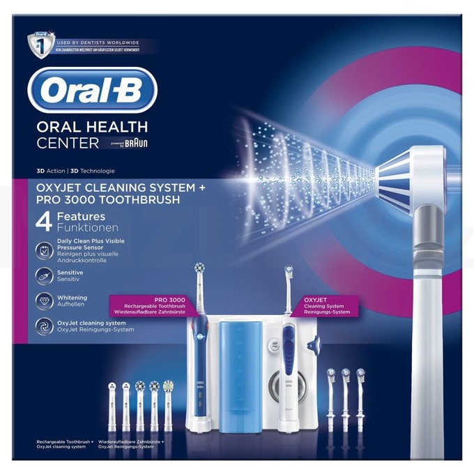 Braun Oral-B Oxyjet PRO 3000 ústní centrum